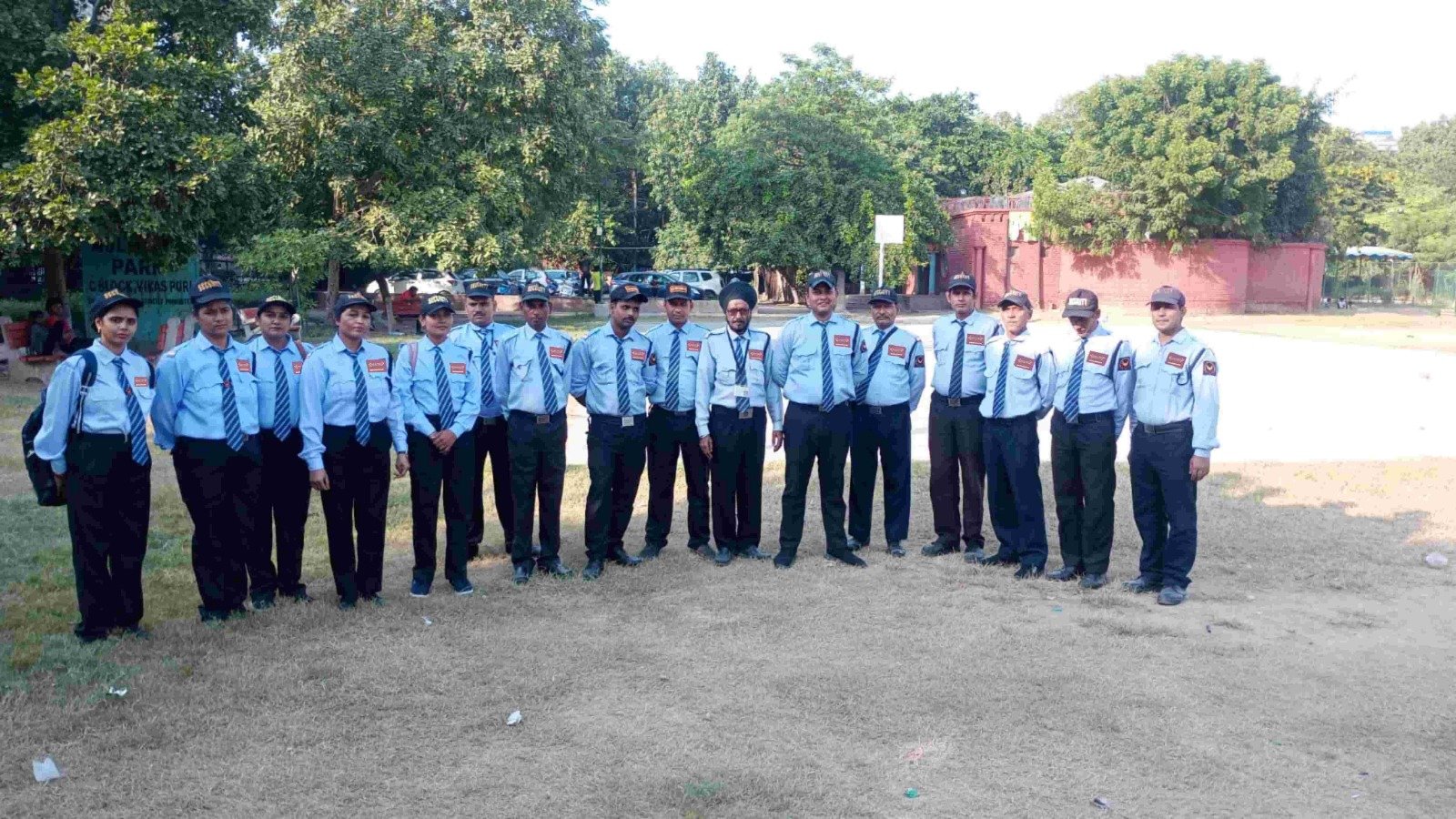 Aviral Force armed security team guarding corporate campus